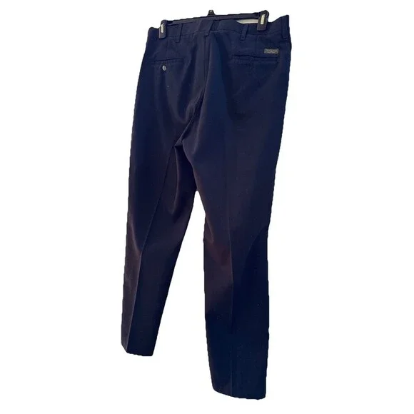 Lee Relaxed Fit Flat Front Blue Pants Men's 36x32 Stain Wrinkle Resistant - Picture 5 of 5